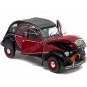 1982 Citroen 2CV6 Charleston Rojo/Negro 1:18 Solido S1805013