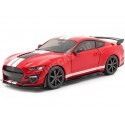 2020 Ford Mustang Shelby GT500 Fast Track Rojo/Blanco 1:18 Solido S...