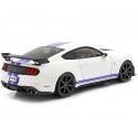 2020 Ford Mustang Shelby GT500 Fast Track Blanco/Azul 1:18 Solido S...