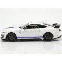 2020 Ford Mustang Shelby GT500 Fast Track Blanco/Azul 1:18 Solido S...