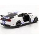 2020 Ford Mustang Shelby GT500 Fast Track Blanco/Azul 1:18 Solido S...