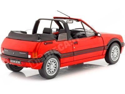 1989 Peugeot 205 CTI MK1 Convertible Rojo Vallelunga 1:18 Solido S1... 2