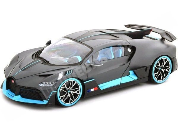 Cochesdemetal.es 2018 Bugatti Divo Dular Deep Grey 1:18 Bburago 11045