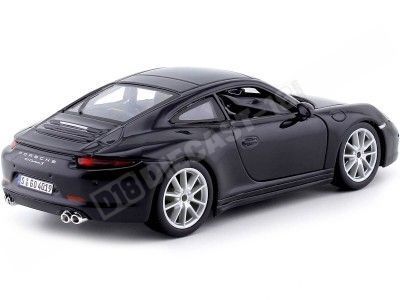 2011 Porsche 911 Carrera S Negro 1:24 Bburago 21065 2