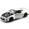 2009 Nissan GT-R R35 Blanco Perla 1:24 Bburago 21082