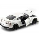 2009 Nissan GT-R R35 Blanco Perla 1:24 Bburago 21082