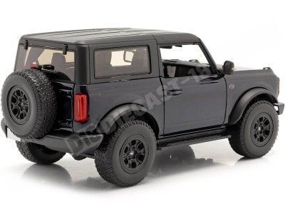 2021 Ford Bronco Wildtrack Azul/Negro 1:18 Maisto 31456 2