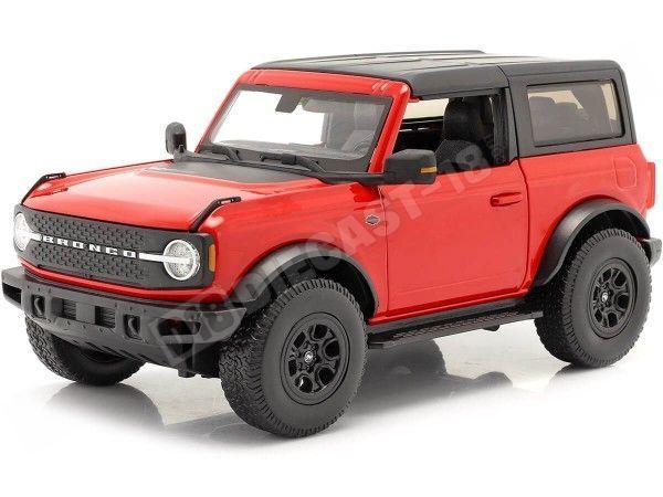 2021 Ford Bronco Wildtrack Rojo/Negro 1:18 Maisto 31456