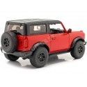 2021 Ford Bronco Wildtrack Rojo/Negro 1:18 Maisto 31456