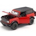 2021 Ford Bronco Wildtrack Rojo/Negro 1:18 Maisto 31456