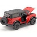 2021 Ford Bronco Wildtrack Rojo/Negro 1:18 Maisto 31456