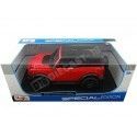 2021 Ford Bronco Wildtrack Rojo/Negro 1:18 Maisto 31456