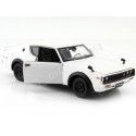 1973 Nissan Skyline 2000 GT-R (KPGC110) Coupe Blanco 1:24 Maisto 31528