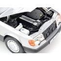 1990 Mercedes-Benz 300 CE-24 Coupé C124 Plateado 1:18 Norev HQ 183880