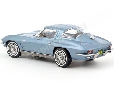 1963 Chevrolet Corvette Sting Ray Azul Claro Metalizado 1:18 Norev ... 2