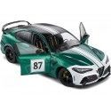 2021 Alfa Romeo Giulia GTAM Nº87 Homenaje Nürburgring 1973 Verde/Blanco 1:18 Solido S1806902