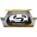 2008 Audi R8 Blanco "Real Madrid" 1:18 Maisto 36143