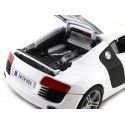 2008 Audi R8 Blanco "Real Madrid" 1:18 Maisto 36143