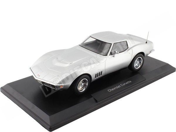 1969 Chevrolet Corvette Coupe Gris Metalizado 1:18 Norev 189032