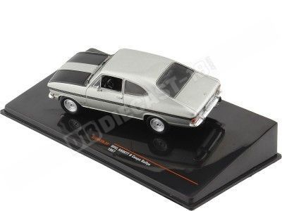 1967 Opel Kadett B Coupe Rallye Plata/Negro 1:43 IXO Models CLC462N 2