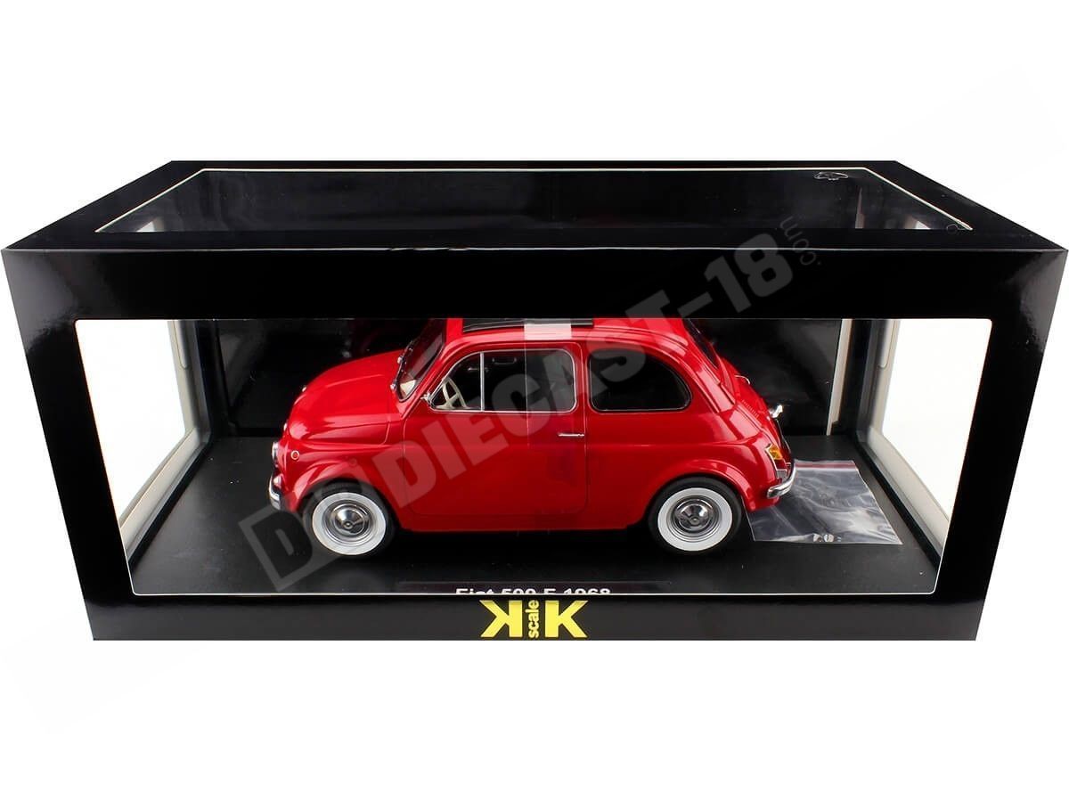 Voiture Miniature de Collection - KK SCALE MODELS 1/12 - FIAT 500 - 1968 -  Red - 120031R - Cdiscount Jeux - Jouets