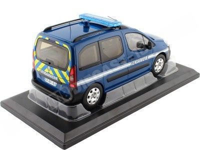 2016 Peugeot Partner Gendarmerie Azul/Blanco 1:18 Norev 184895 2