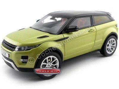 Cochesdemetal.es 2012 Land Rover Range Rover Evoque Verde 1:18 GT Autos 11003