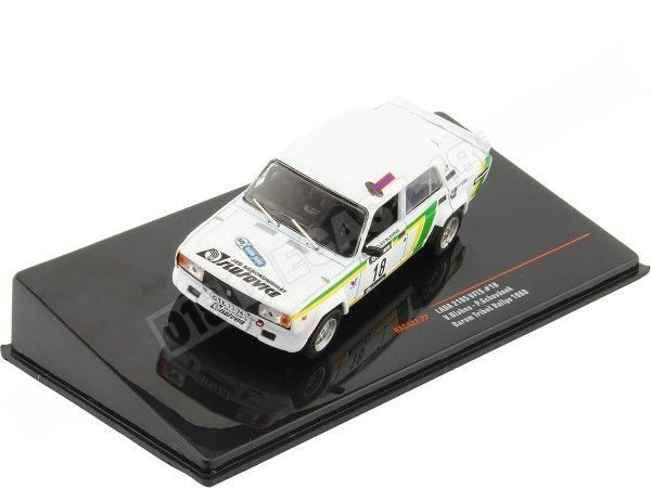 1988 Lada VAZ 2105 VFTS Nº18 Blahna/Schovanek Rally Barum Tribec 1:43 IXO Models RAC422.22