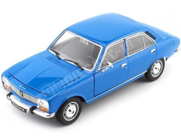 1975 Peugeot 504 Azul 1:24 Welly 24001