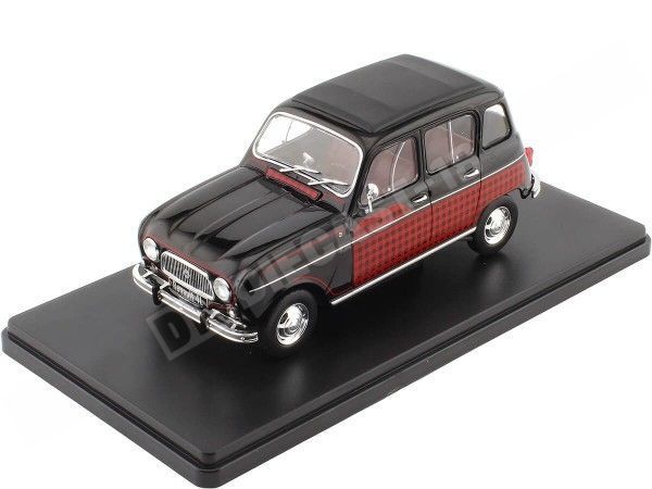 1964 Renault 4L Parisienne Negro/Rojo 1:24 WhiteBox 124151