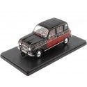 1964 Renault 4L Parisienne Negro/Rojo 1:24 WhiteBox 124151