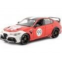 2020 Alfa Romeo Giulia GTAm Nº99 Rojo/Blanco 1:18 Bburago 11049