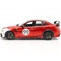 2020 Alfa Romeo Giulia GTAm Nº99 Rojo/Blanco 1:18 Bburago 11049