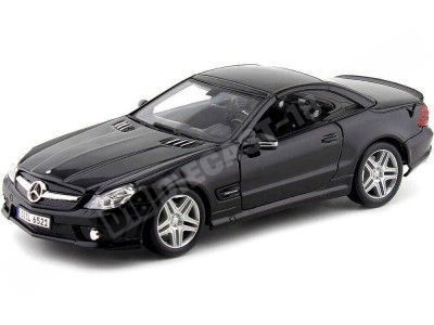 Cochesdemetal.es 2009 Mercedes-Benz SL 65 AMG V12 Buturbo Negro 1:18 Food Premier 36193