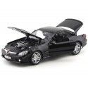 Cochesdemetal.es 2009 Mercedes-Benz SL 65 AMG V12 Buturbo Negro 1:18 Food Premier 36193