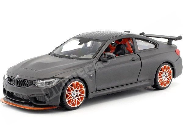 2016 BMW M4 GTS Gris Mate 1:24 Maisto 31246