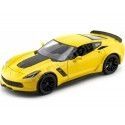 Cochesdemetal.es 2015 Chevrolet Corvette C7 Z06 Amarillo "Metal Kit" 1:24 Maisto 39246