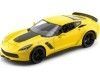 Cochesdemetal.es 2015 Chevrolet Corvette C7 Z06 Amarillo "Metal Kit" 1:24 MAISTO 39246