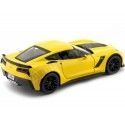 Cochesdemetal.es 2015 Chevrolet Corvette C7 Z06 Amarillo "Metal Kit" 1:24 MAISTO 39246