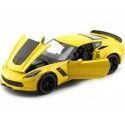 Cochesdemetal.es 2015 Chevrolet Corvette C7 Z06 Amarillo "Metal Kit" 1:24 MAISTO 39246