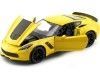 Cochesdemetal.es 2015 Chevrolet Corvette C7 Z06 Amarillo "Metal Kit" 1:24 MAISTO 39246