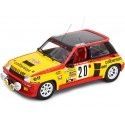 1981 Renault 5 Turbo Nº20 Saby/Le Saux Rally Monte Carlo 1:18 IXO Models 18RMC118.22 Cochesdemetal.es