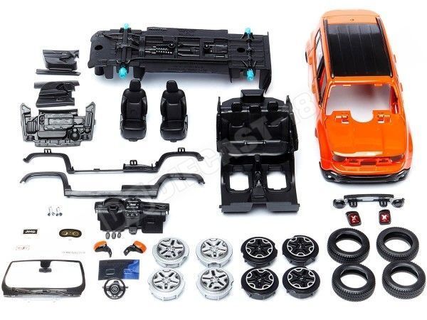 Cochesdemetal.es 2014 Jeep Renegade Naranja Metal Kit 1:24 Food 39282