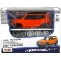 Cochesdemetal.es 2014 Jeep Renegade Naranja Metal Kit 1:24 Food 39282