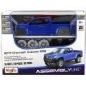 2017 Chevrolet Colorado Pickup ZR2 Azul "Metal Kit" 1:24 Maisto 39517