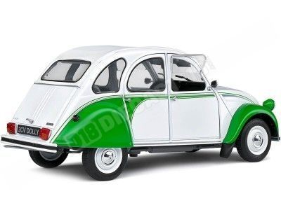 1978 Citroen 2CV6 Dolly Blanco/Verde 1:18 Solido S1805025 2