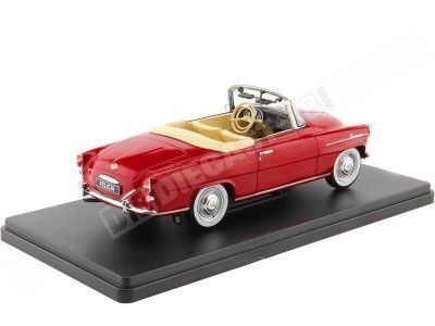 1954 Skoda Felicia Cabriolet Rojo 1:24 WhiteBox 124154 2