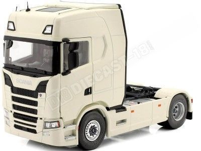 2021 Cabeza Tractora Scania S580 Highline Blanco Marfil 1:24 Solido S2400301