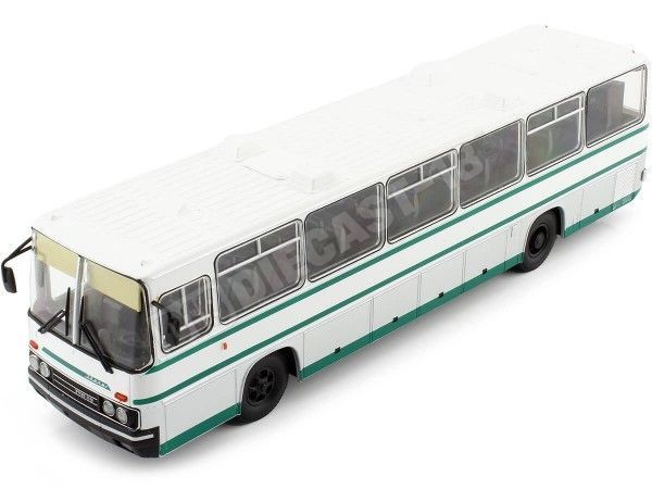 1977 Ikarus 250.59 Autobus Interurbano Blanco/Verde/Plateado 1:43 P...