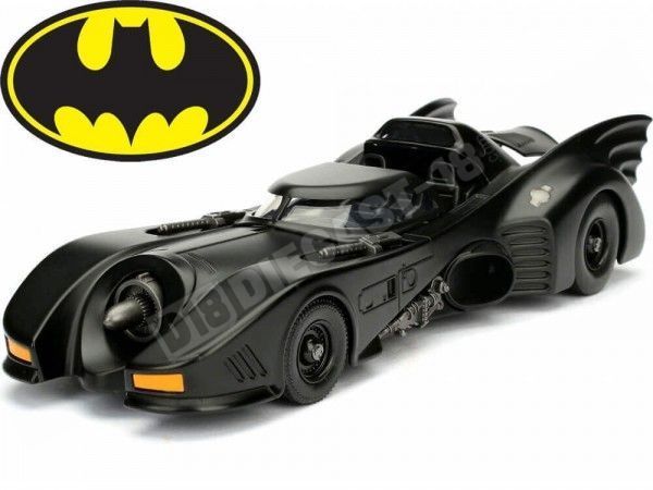 Cochesdemetal.es 1989 Batmobile Batman Returns con Figura de Batman 1:24 Jada Toys 98260 253215002